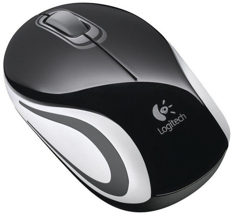 Logitech Wireless Mini Mouse M187 Black Mouse