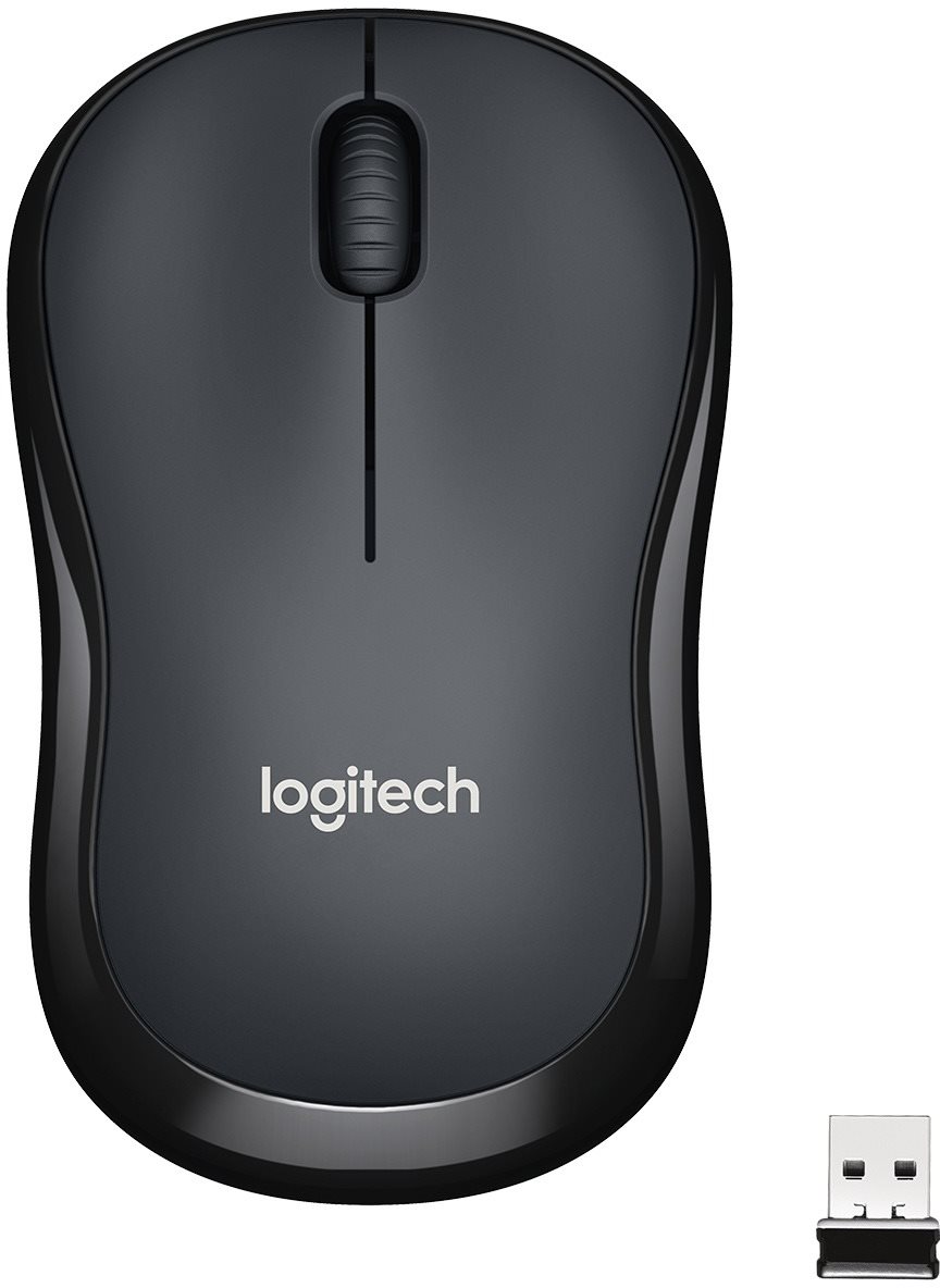 Logitech Wireless Mouse M220 Silence, Schwarz Maus