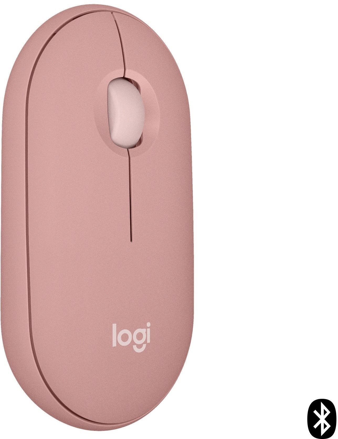 Logitech Pebble 2 M350s Wireless Mouse, Rose Egér
