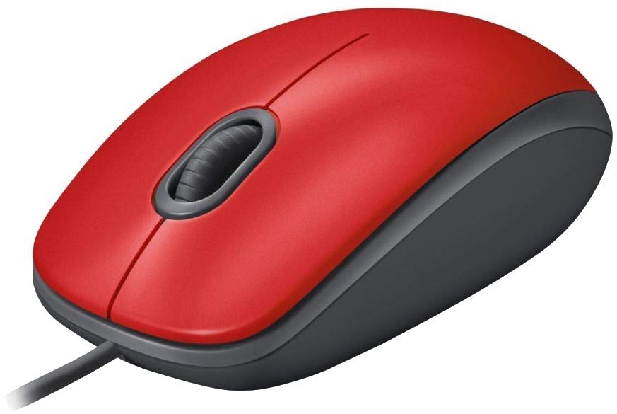 Logitech M110 Silent Red Mouse