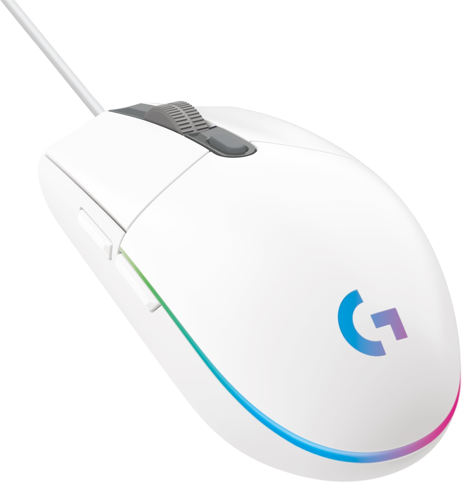 Logitech G102 Lightsync White Gaming-Maus