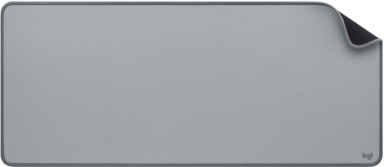 Logitech Desk Mat Studio Series - Gris moyen Tapis de souris
