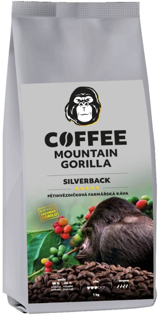 Mountain Gorilla Coffee Silverback, 1 kg Káva