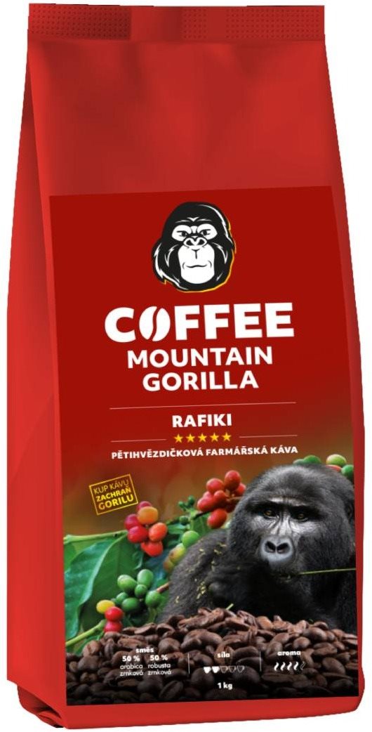 Mountain Gorilla Coffee Rafiki, 1 kg Káva
