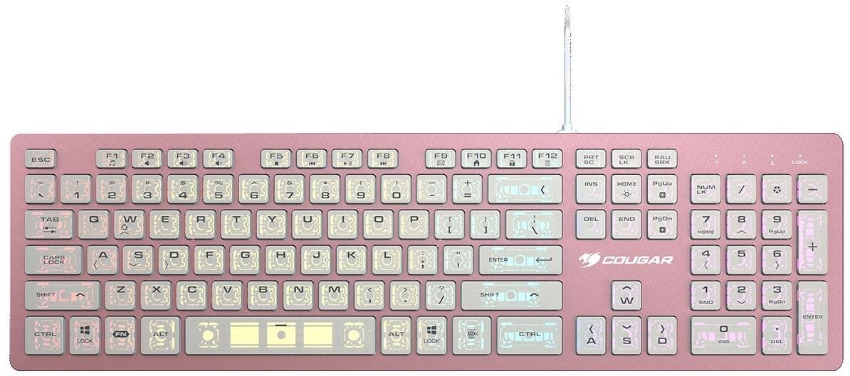 Cougar Vantar AX PINK RGB - US Clavier