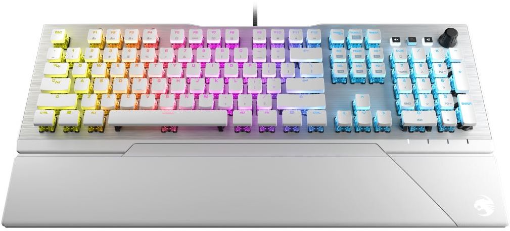 ROCCAT Vulcan 122 AIMO, US Layout, strieborná Herná klávesnica