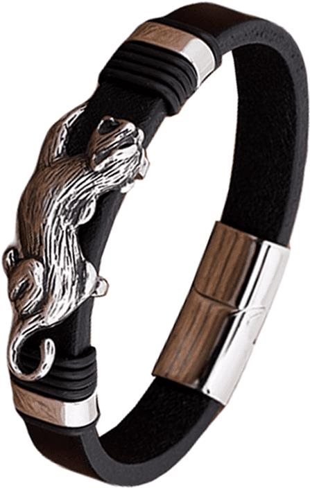 Kožený náramok – BXG6011 – 21,5 cm Náramok