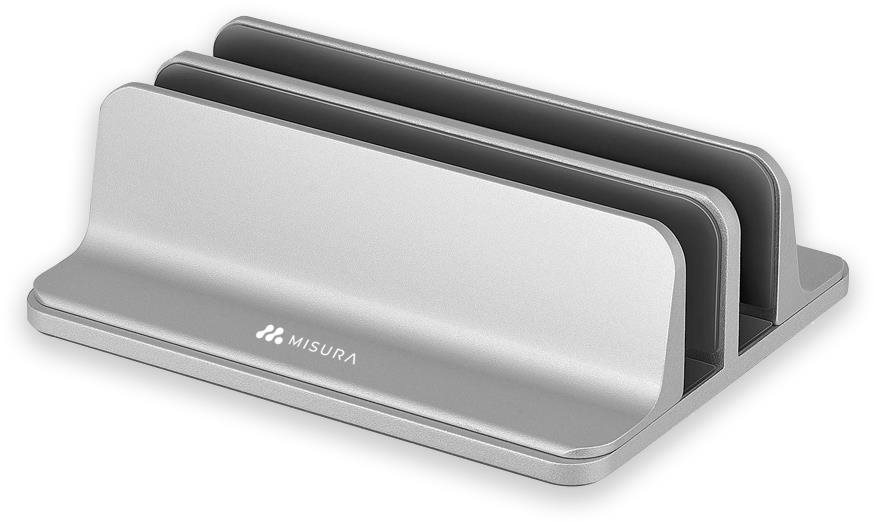 MISURA MH03 SILVER - für 2 Notebooks Laptop-Ständer