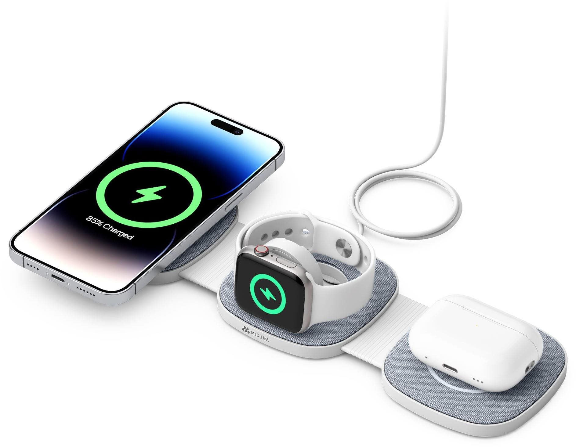 MISURA MH06 WHITE MagSafe vezeték nélküli töltő