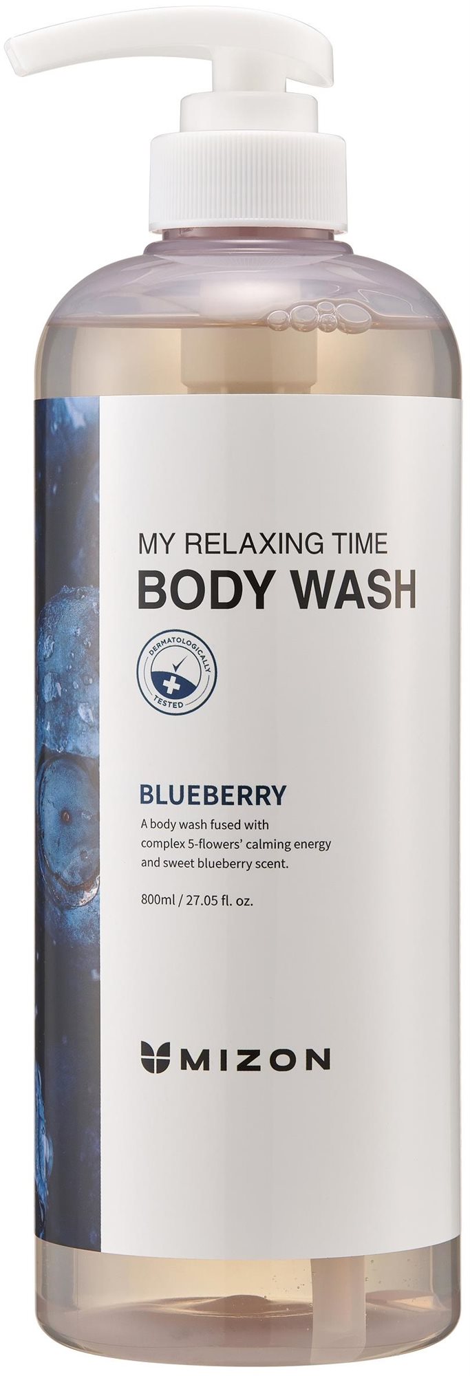 Mizon My Relaxing Time Body Wash Sweet Blueberry, 800 ml Sprchový gel