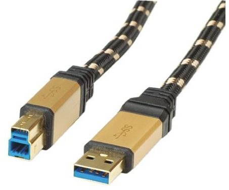 ROLINE Gold USB 3.0 SuperSpeed USB 3.0 A(M) -> USB 3.0 B(M), 3m -...