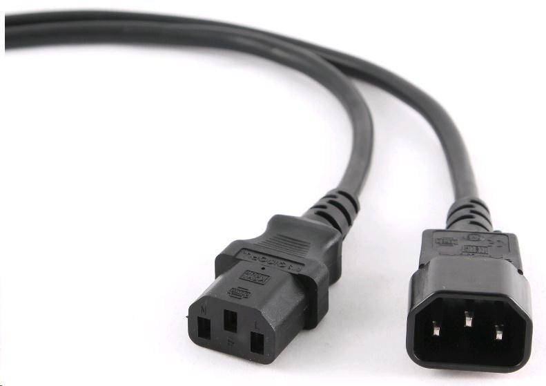 OEM Power Supply 230V to PC Extension Black 1.8m Power Cable