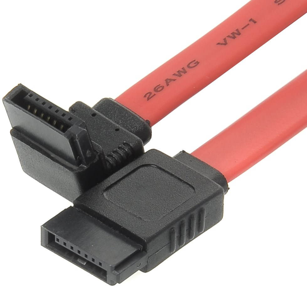 ROLINE dátový k HDD SATA, 1xHDD, zahnutý, 0,5m Dátový kábel