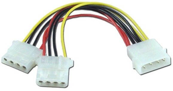 ROLINE power supply FDD 5.25" - 2x 5.25", 0.3m Power Cable