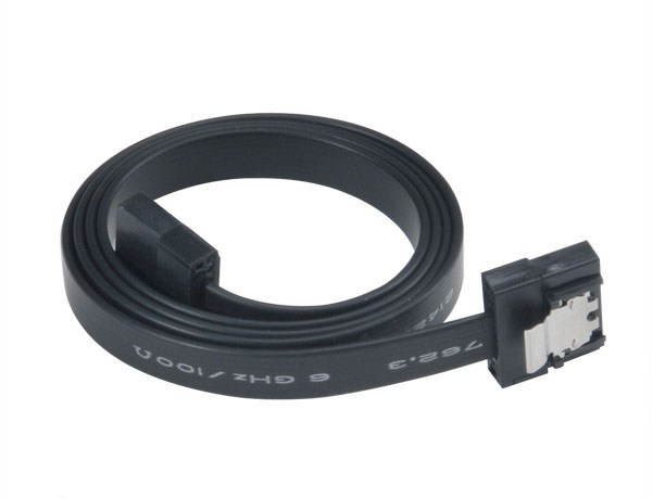AKASA PROSLIM 30cm Straight Black Data Cable