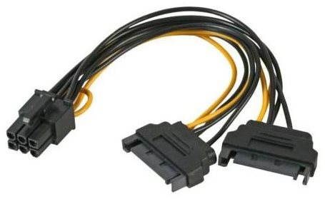 AKASA SATA power to 6pin Adaptateur