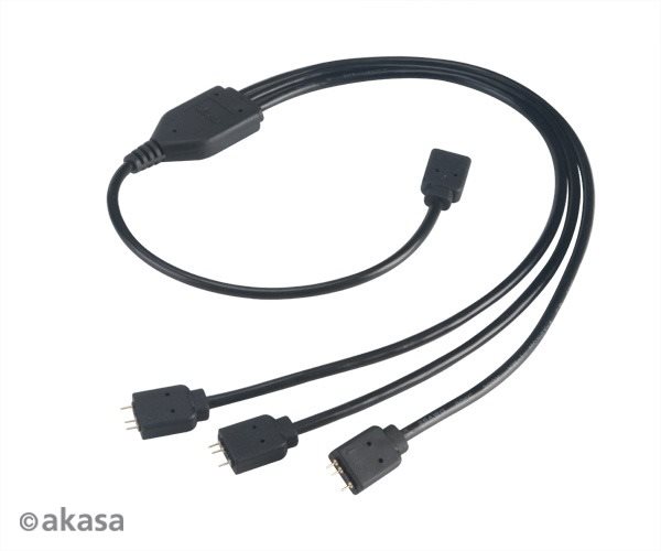 AKASA Addressable RGB LED Splitter Power Cable