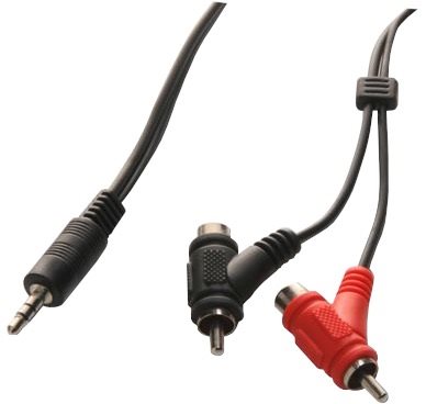 PremiumCord Jack 3.5mm-2xCINCH+2xCINCH M/M 1.5m AUX Cable