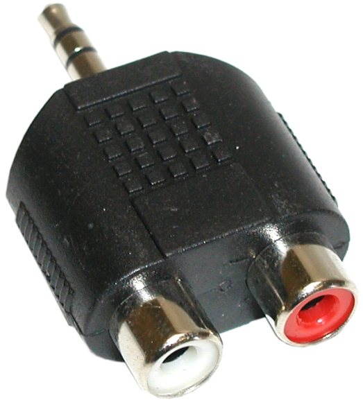 OEM Audio 3.5mm JACK --> 2x cinch Adapter