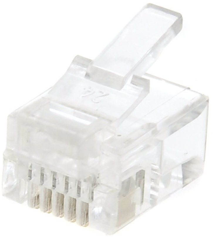 Datacom RJ12, câble de téléphone - 10pcs Connecteur