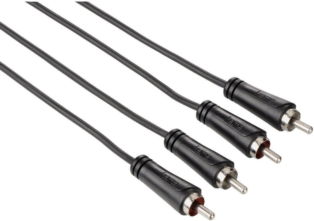 Hama 122272 câble 2x cinch (M) - 2x cinch (M) 1,5m Câble audio