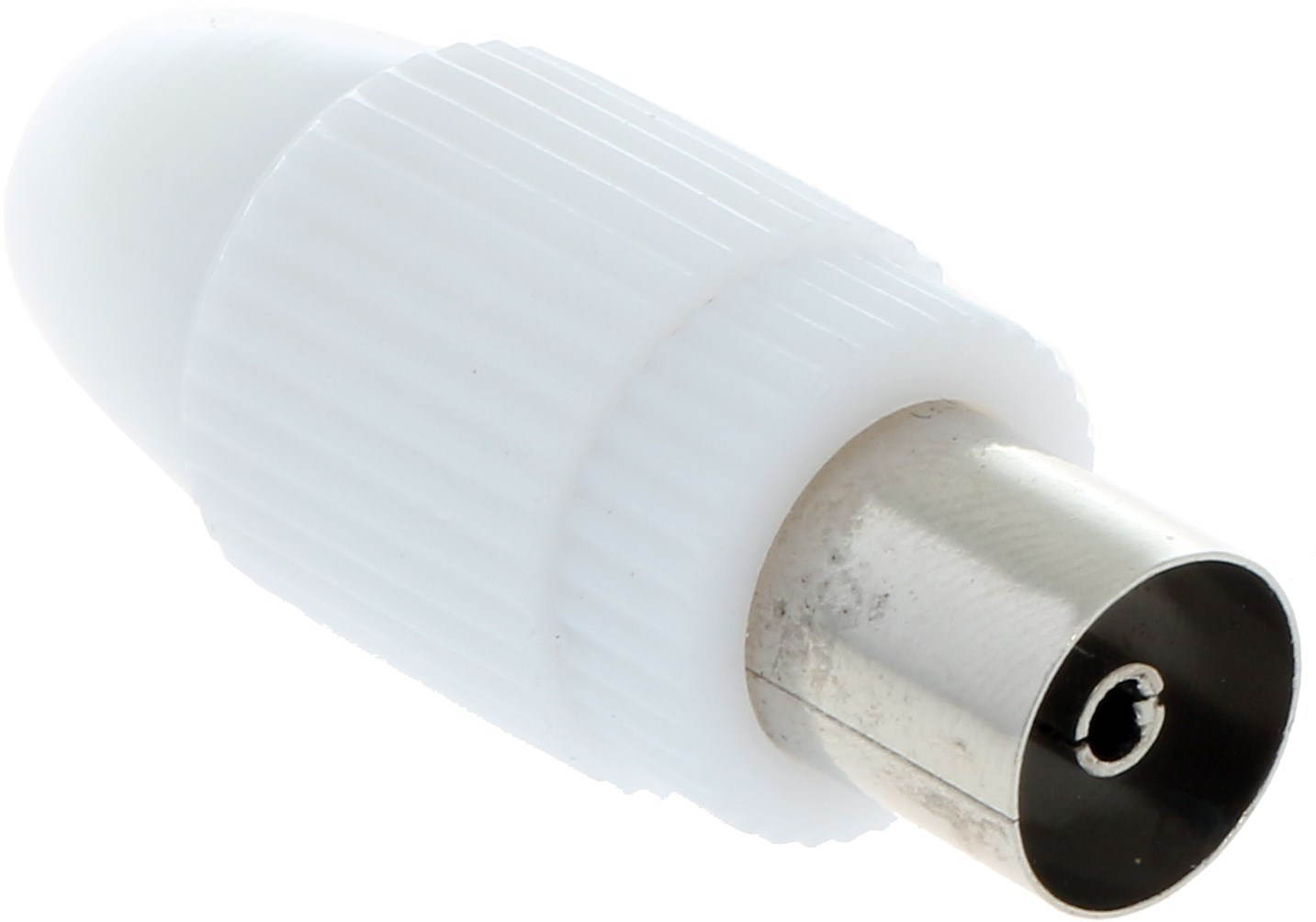 Connecteur coaxial Hama (IEC-Femelle) - droit, a visser Connecteur