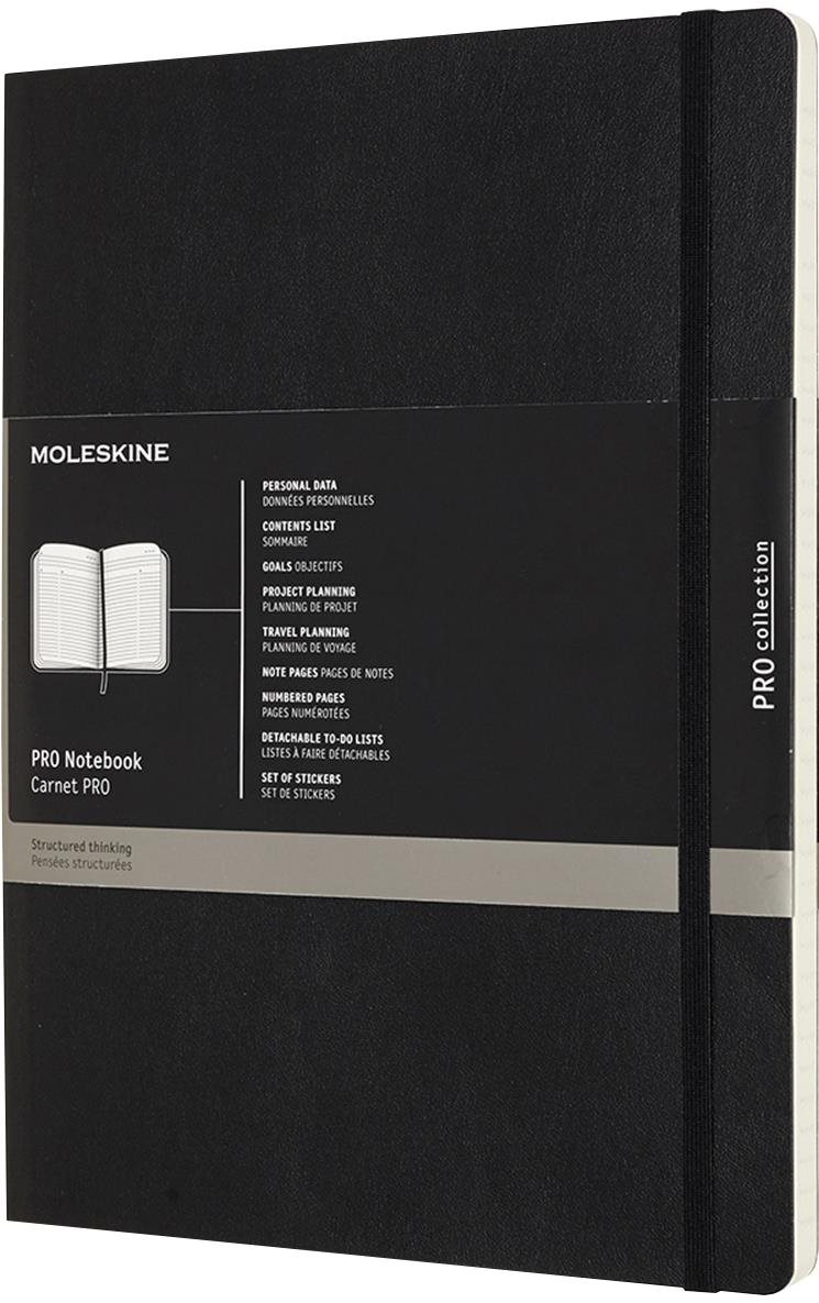 MOLESKINE Professional XL, mäkké dosky Zápisník