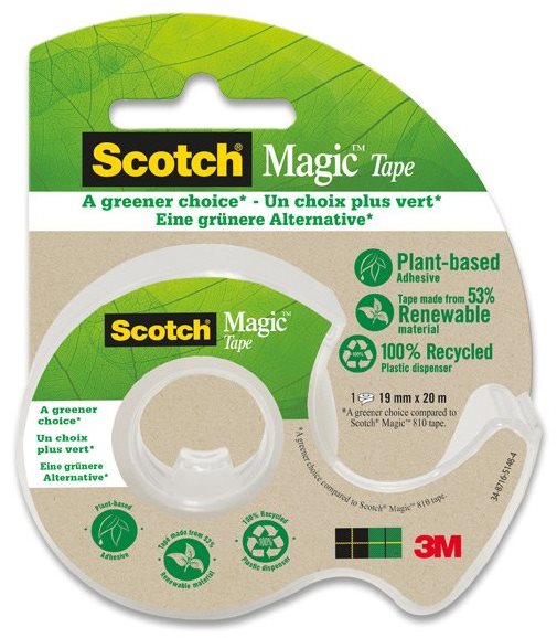 3M Scotch Magic 900, 19 mm × 20 m, vrátane recyklovaného zásobníka...
