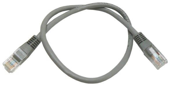 Datacom CAT5E UTP grey 0.5m Ethernet Cable
