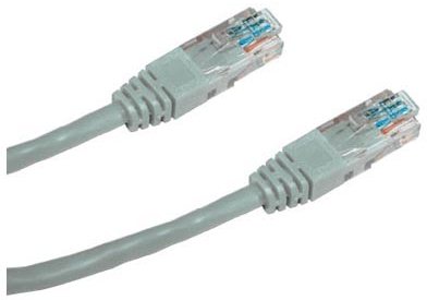 Datacom CAT5E UTP grey 0.25m Ethernet Cable