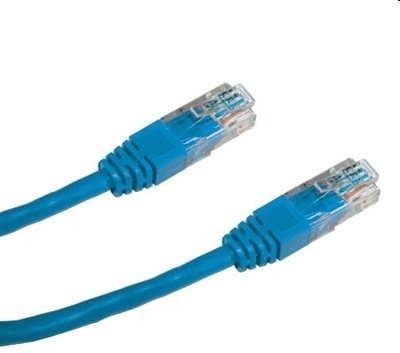 Datacom CAT5E UTP blue 0.5m Ethernet Cable