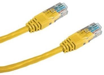 Datacom CAT5E UTP yellow 0.5m Ethernet Cable