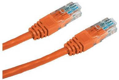 Datacom CAT5E UTP orange 0.5m Ethernet Cable