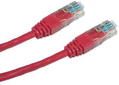 Datacom, CAT6, UTP, 0.5m, red Ethernet Cable