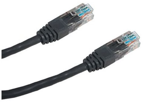 Datacom CAT5E UTP black 2m Ethernet Cable