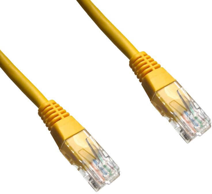 Datacom, CAT6, UTP, 2m, yellow Ethernet Cable
