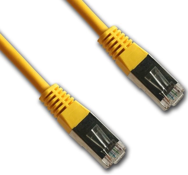 Datacom CAT5E FTP yellow 0.5m Ethernet Cable