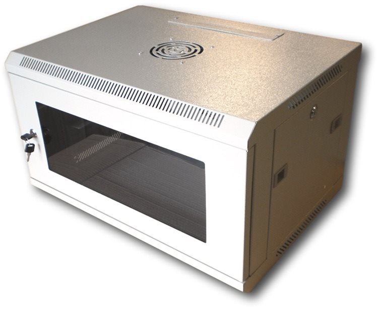 Datacom 19" RACK jednodielny 6U Rozvádzač