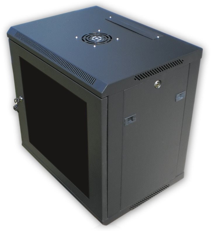 Datacom 19" RACK einteiling 12U schwarz Verteiler