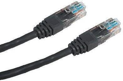 Datacom CAT5E UTP black 10m Ethernet Cable