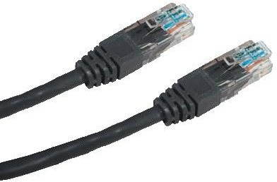 Datacom CAT5E UTP black 0.25m Ethernet Cable