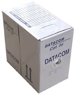 Datacom Ethernet cable, CAT5E, UTP, 305m/box green Ethernet Cable