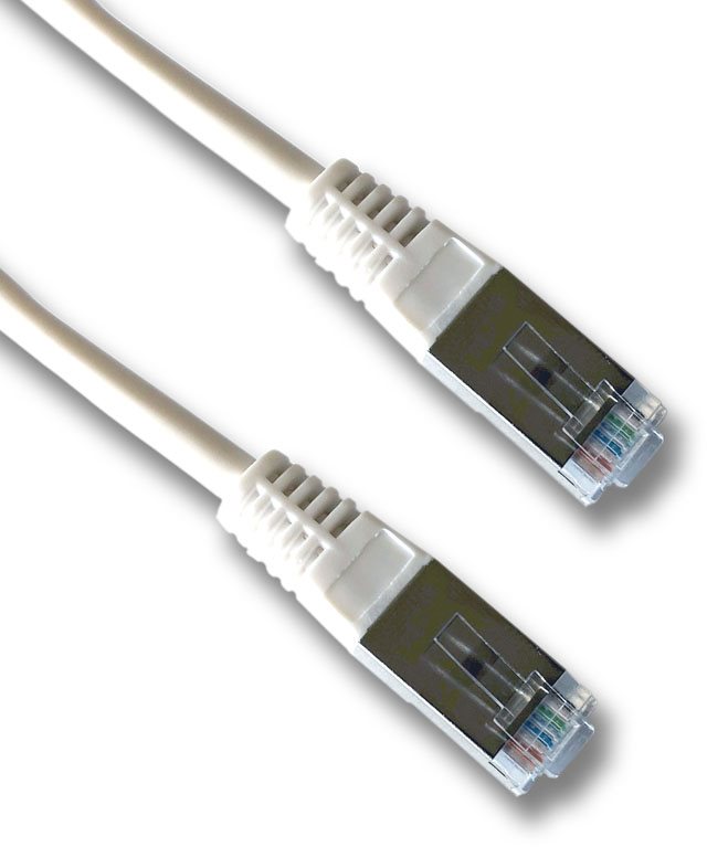 Datacom Patch Cord FTP CAT5E 2m White Ethernet Cable