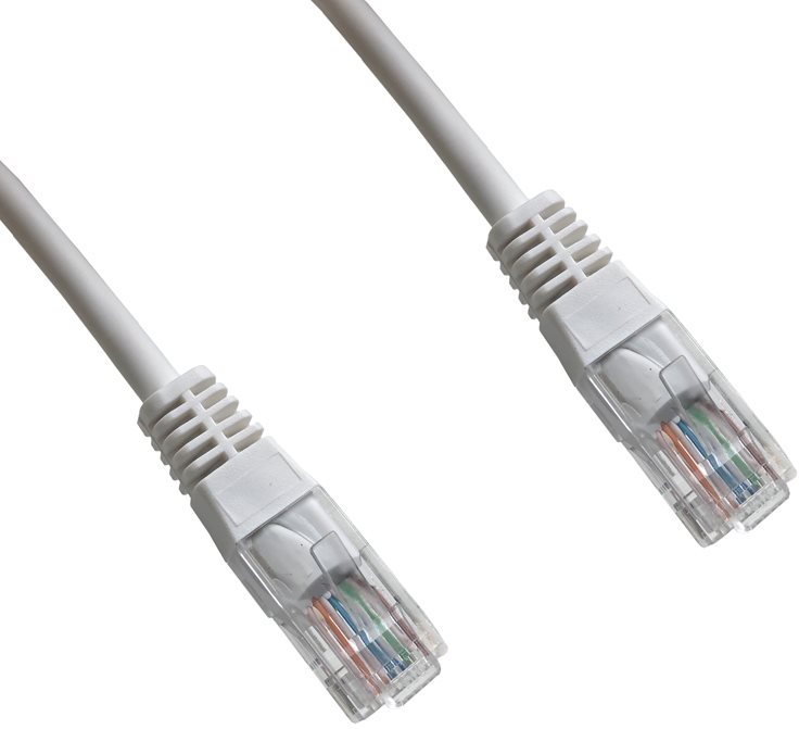 Datacom Patch Cord UTP CAT6 0.25m White Ethernet Cable