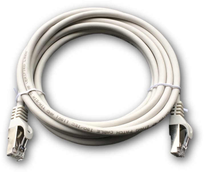 Datacom CAT6A Patch Cord S/FTP 3m Grey Ethernet Cable
