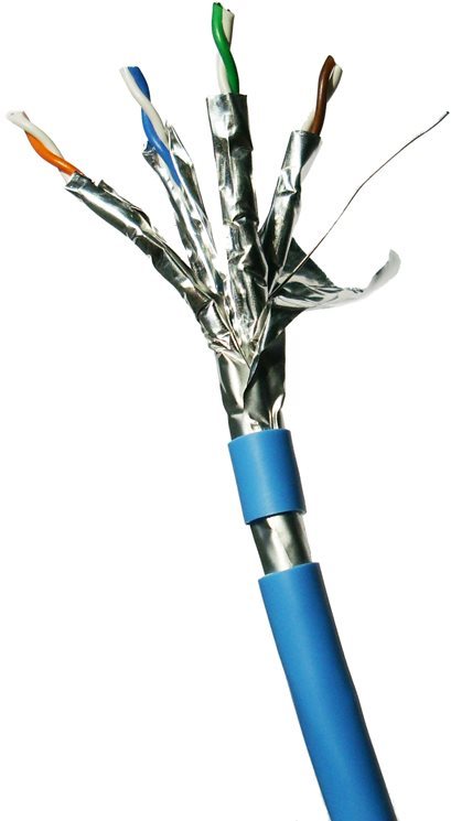 Datacom F/FTP Wire CAT6A LSOH, Eca 100m, Blue Sheath Ethernet Cable
