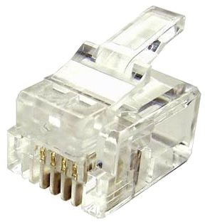 10-pack, Datacom, RJ11, CAT3, UTP, 6p4c, netienený, skladaný, na...