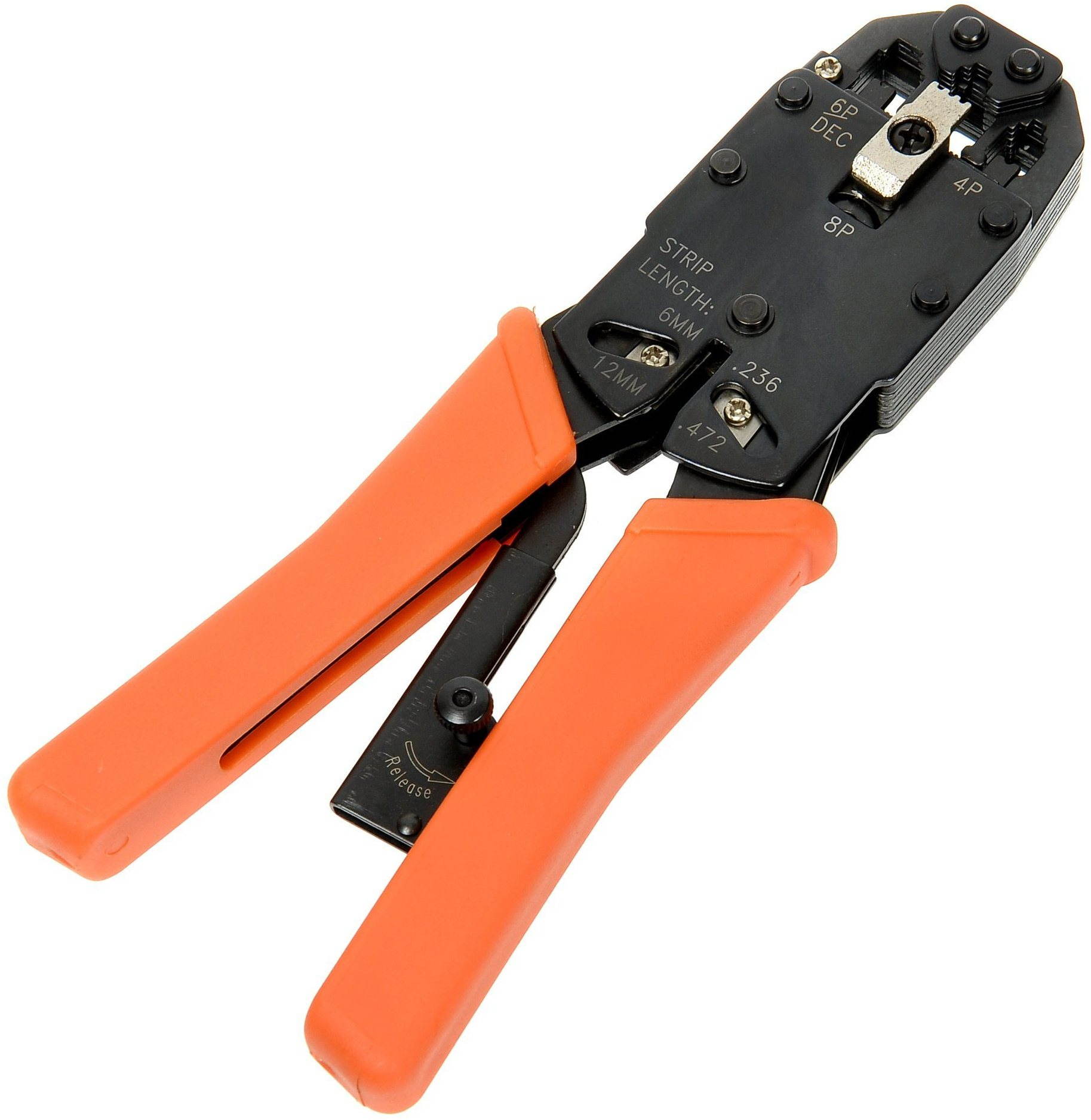 PROLINE, krimpovacie, pre konektory RJ10, RJ11, RJ12, RJ45 Kliešte