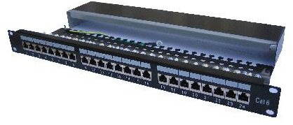 Datacom 19" STP Patch panel 24 port CAT.6 Panneau de brassage