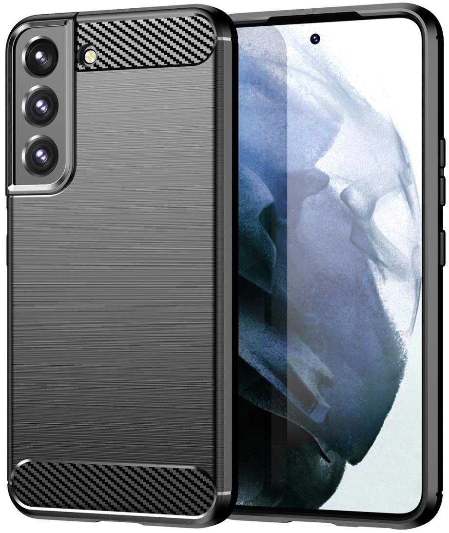 MG Carbon silikónový na Samsung Galaxy S23 Plus, čierny Kryt na mobil